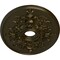 Ekena Millwork Alexa Medallion (Canopies up to 5 5/8"), 30 3/4"W x 21 1/4"H x 3 7/8"ID x 1 5/8"P, Green Gold CM21X30ALGGS - alternate 5
